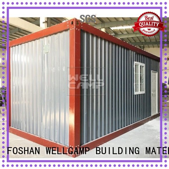 WELLCAMP, WELLCAMP prefab house, WELLCAMP container house fast installed china prefabricated container house for living