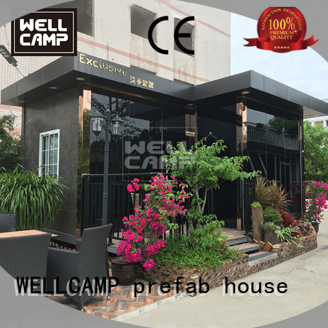 WELLCAMP, WELLCAMP prefab house, WELLCAMP container house affordable luxury container homes in garden for hotel