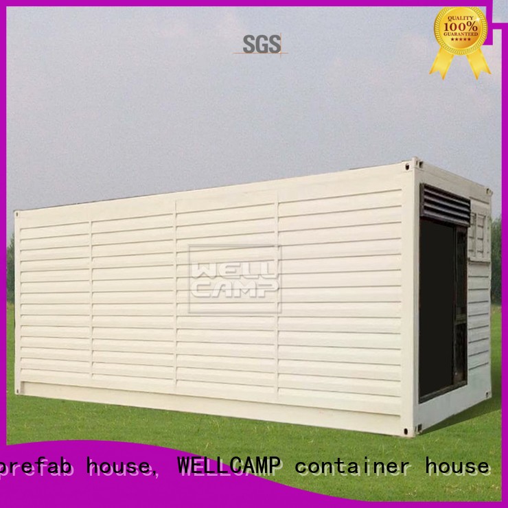 Aluminum sliding Fire proof door FC board WELLCAMP, WELLCAMP prefab house, WELLCAMP container house Brand shipping container house for villa resort factory