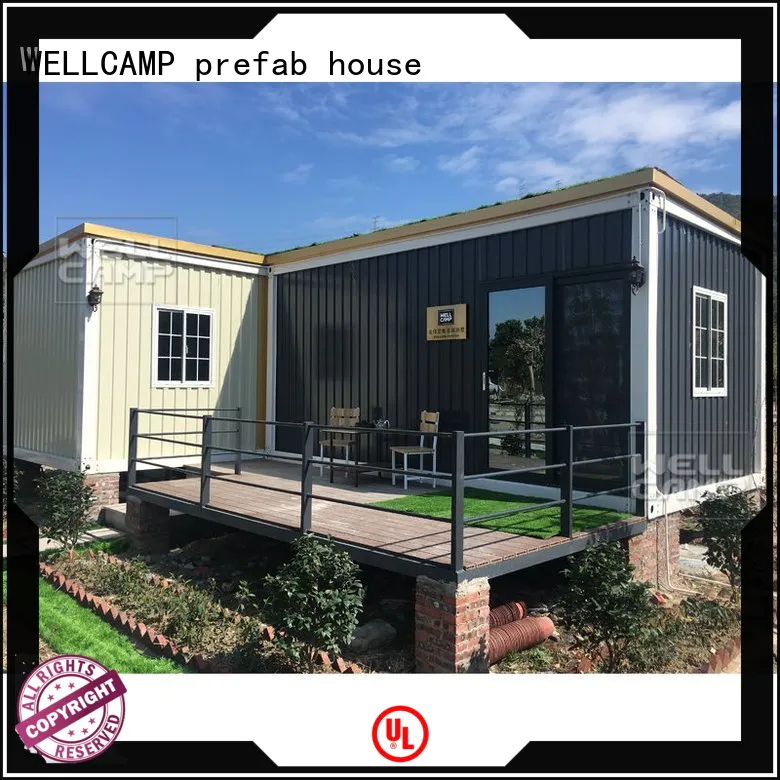 WELLCAMP, WELLCAMP prefab house, WELLCAMP container house latest modern container homes in garden for hotel