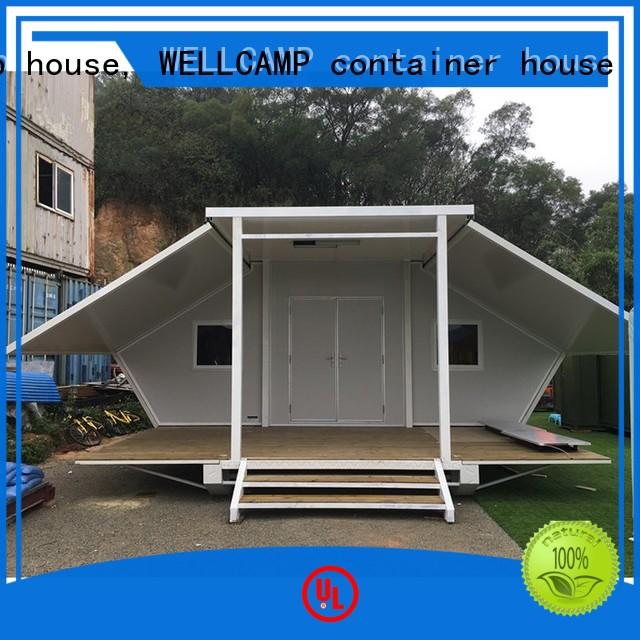 WELLCAMP, WELLCAMP prefab house, WELLCAMP container house Brand expandable shelter factory