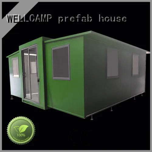expandable shelter WELLCAMP, WELLCAMP prefab house, WELLCAMP container house manufacture