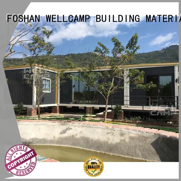 container folding villa WELLCAMP, WELLCAMP prefab house, WELLCAMP container house Brand luxury living container villa suppliers supplier