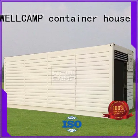 WELLCAMP, WELLCAMP prefab house, WELLCAMP container house Aluminum sliding Fire proof door modern shipping container house