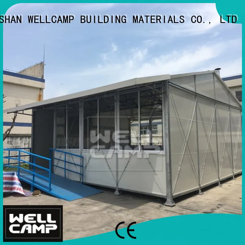 WELLCAMP, WELLCAMP prefab house, WELLCAMP container house dormitory tiny houses prefab home for office