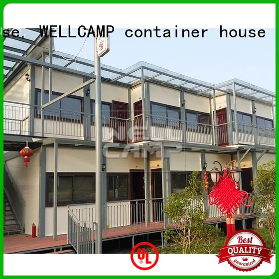 WELLCAMP, WELLCAMP prefab house, WELLCAMP container house shipping container home designs in garden