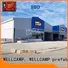 WELLCAMP, WELLCAMP prefab house, WELLCAMP container house frame steel warehouse manufacturer